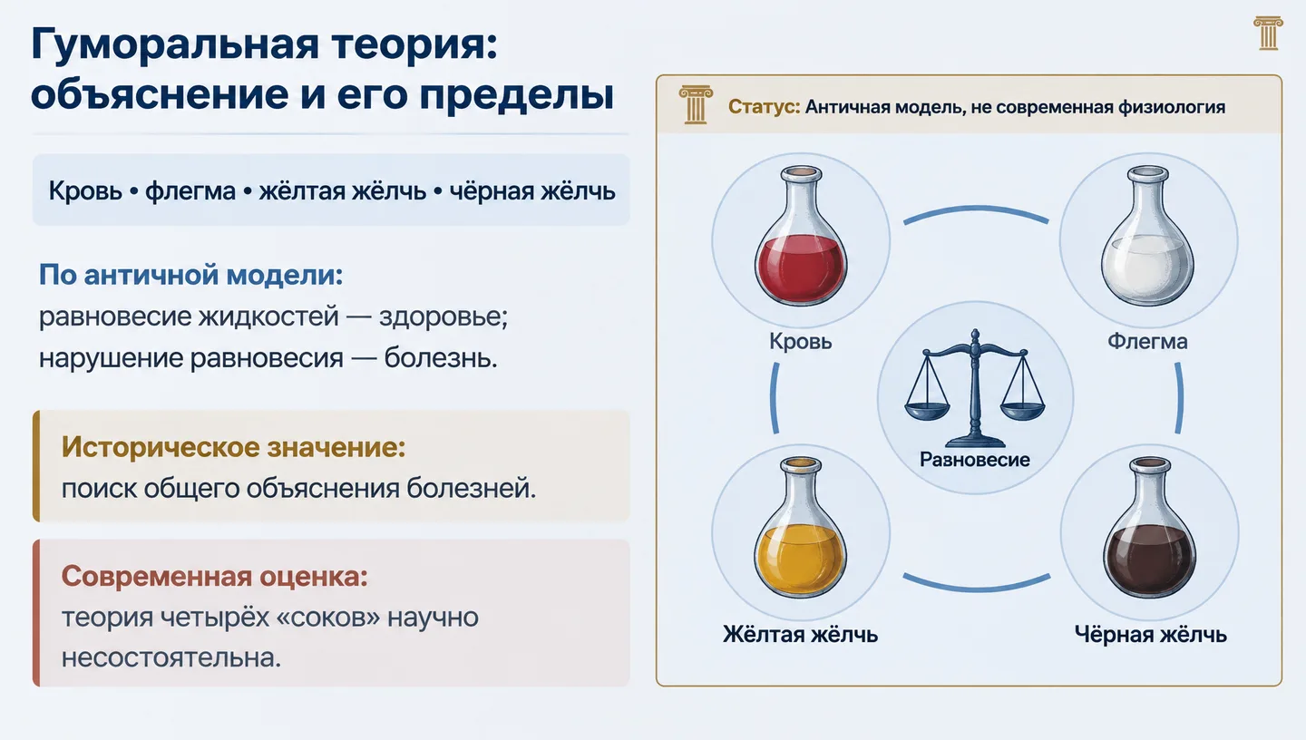 Гуморальная теория: объяснение и его пределы