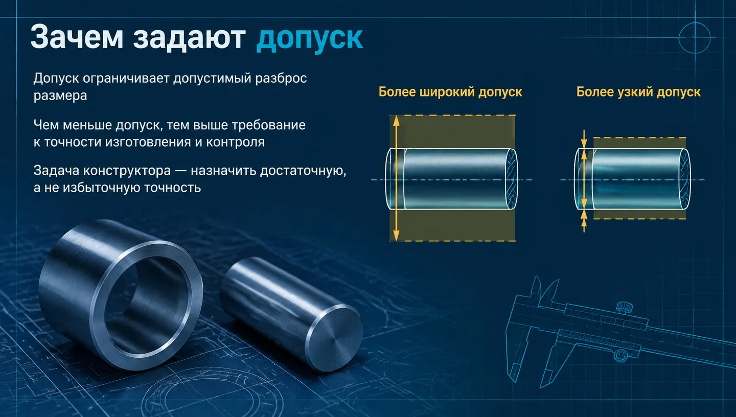 Зачем задают допуск