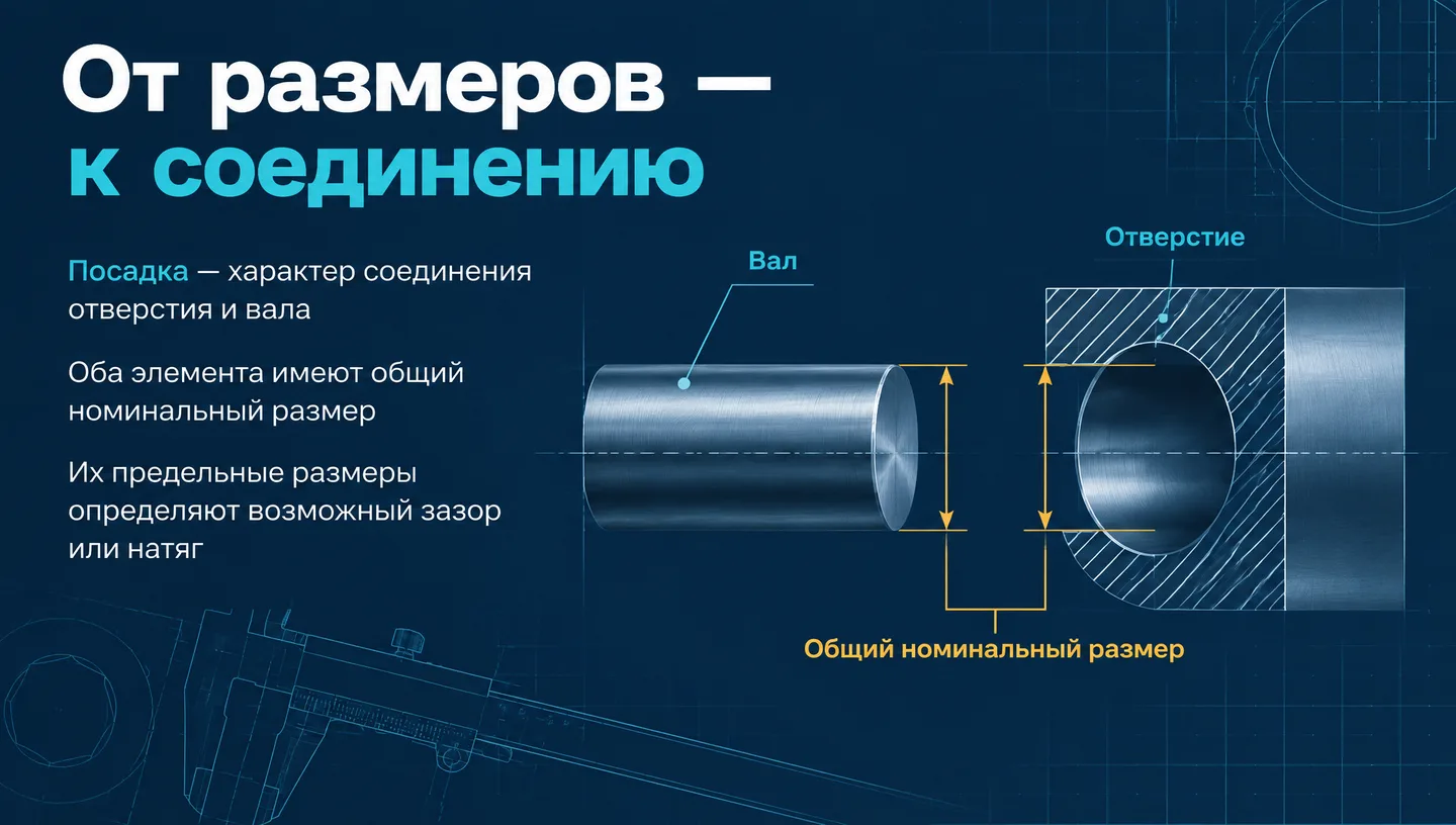 От размеров — к соединению