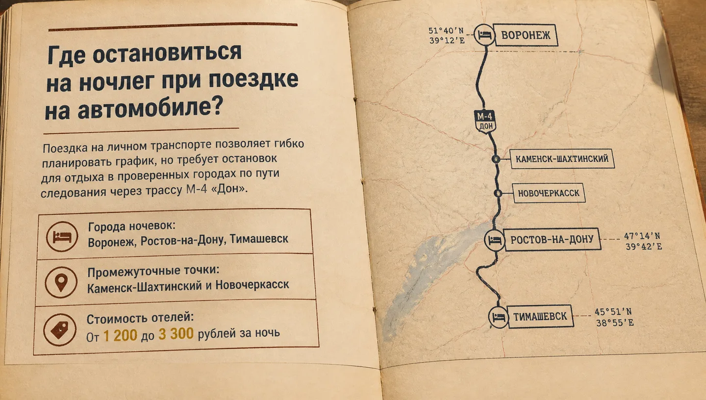 Где остановиться на ночлег при поездке на автомобиле?