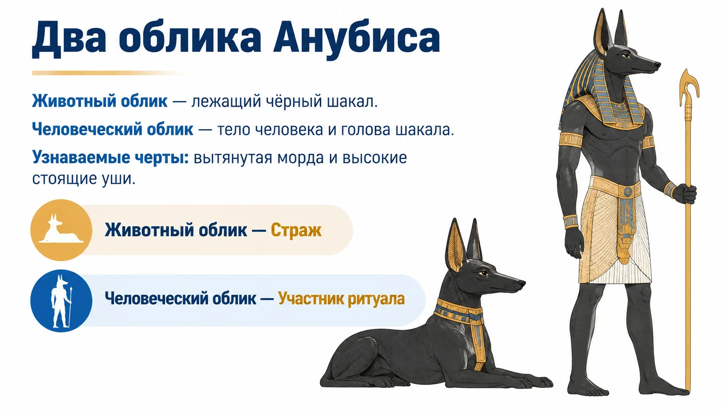 Два облика Анубиса
