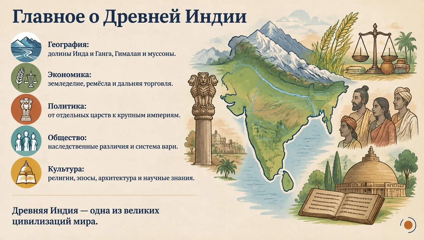 Главное о Древней Индии