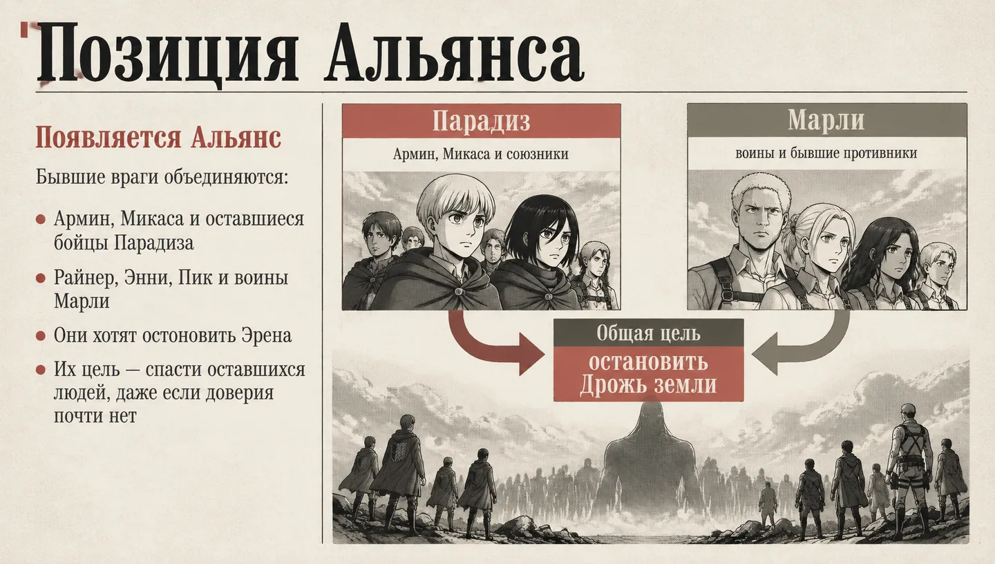 Позиция Альянса