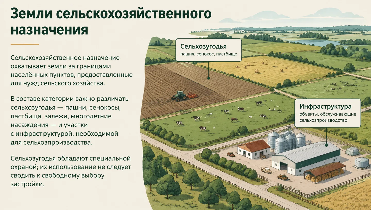 Земли сельскохозяйственного назначения