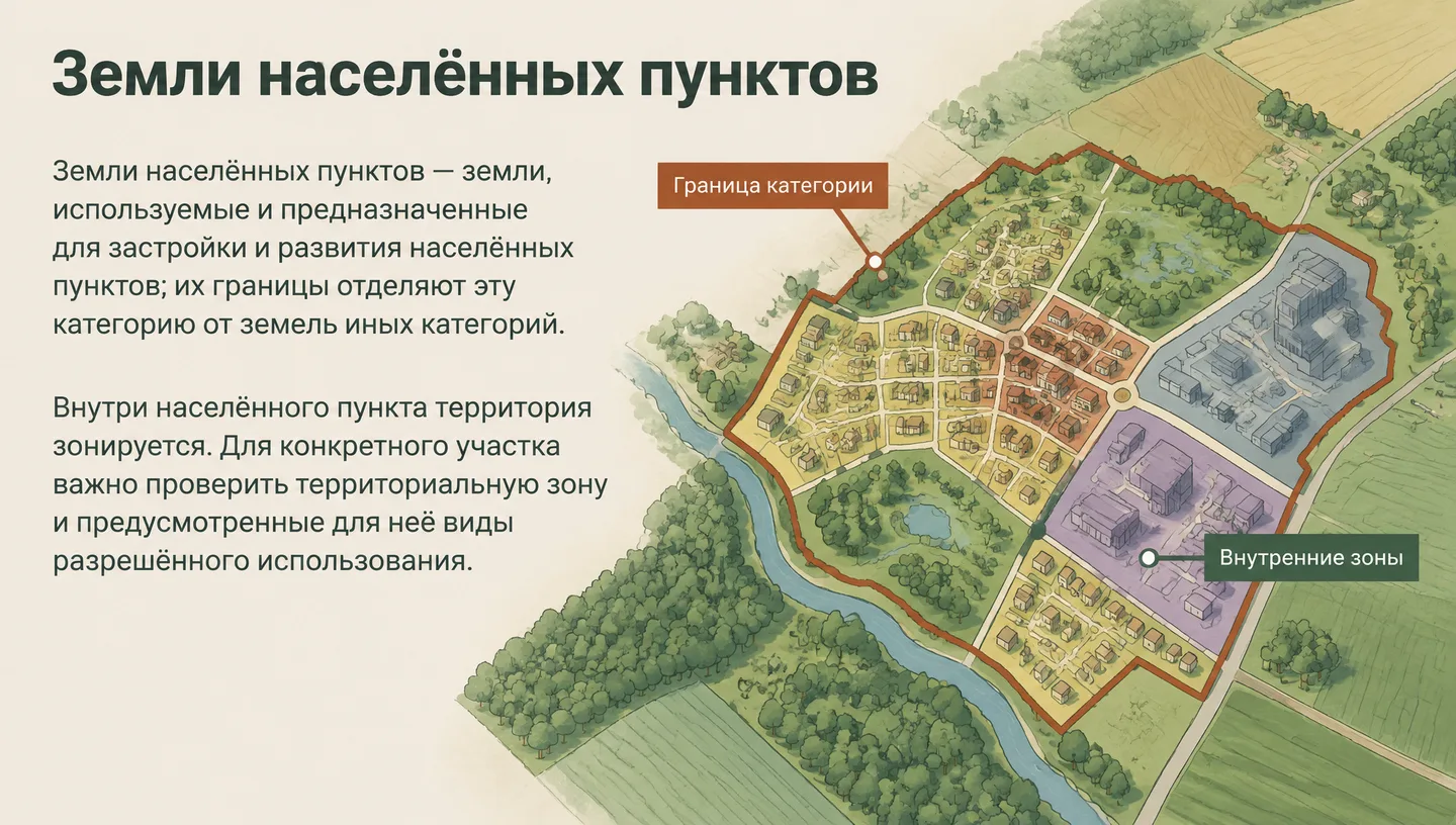 Земли населённых пунктов