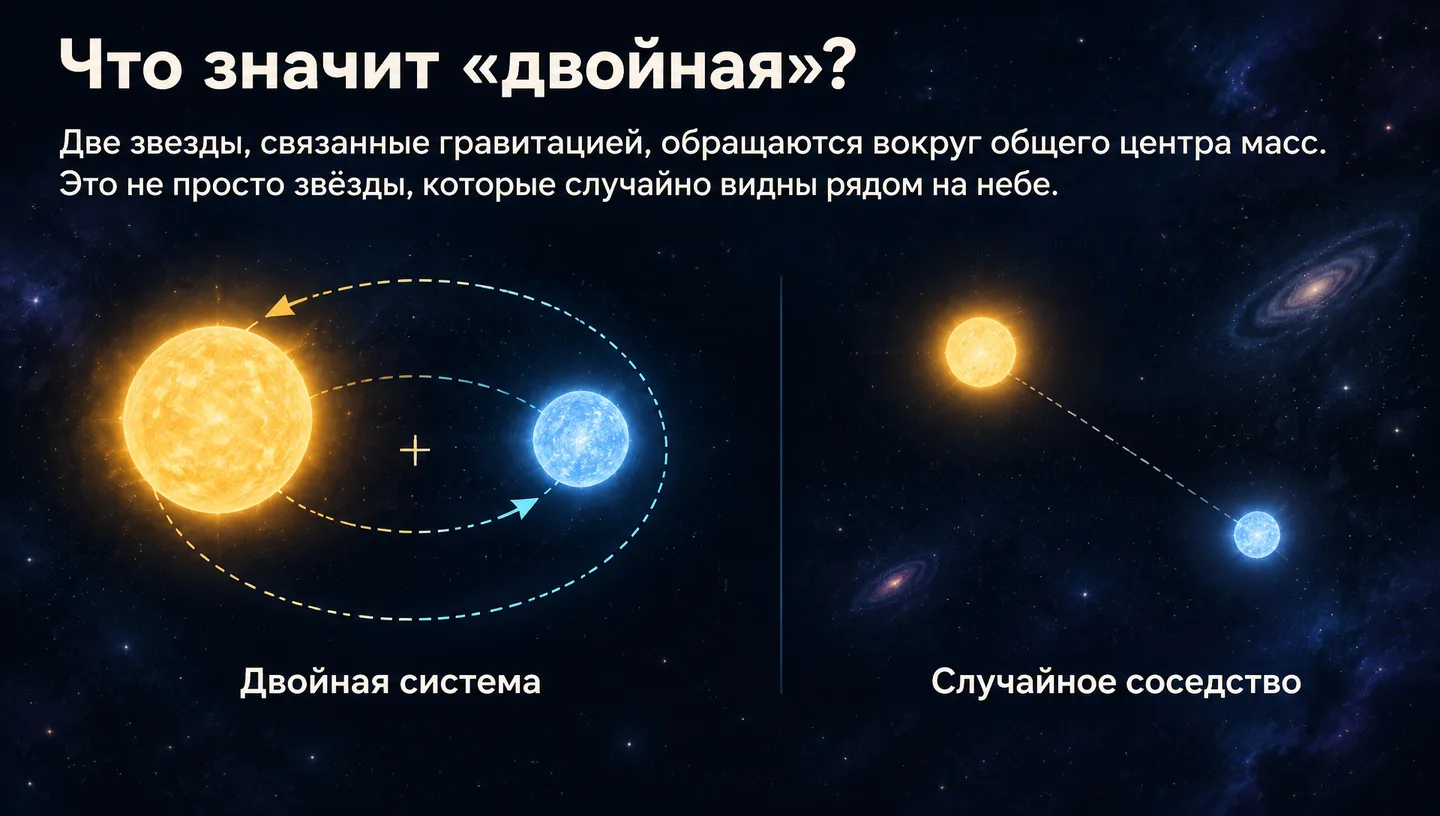 Что значит «двойная»?