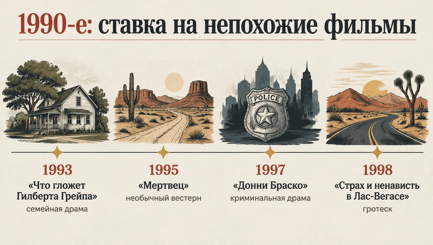 1990-е: ставка на непохожие фильмы