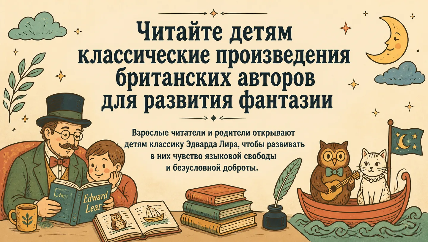 Читайте детям классические произведения британских авторов для развития фантазии