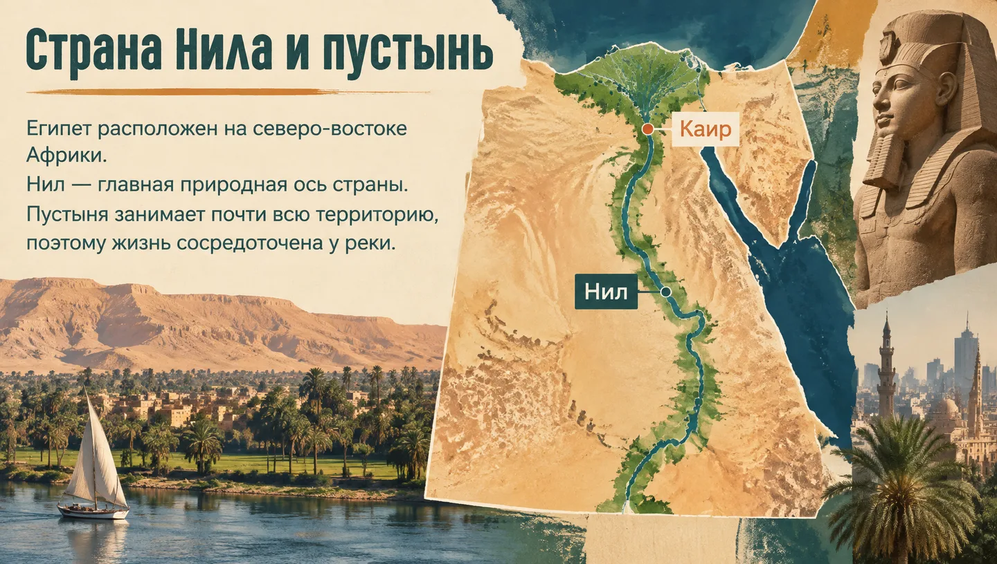 Страна Нила и пустынь