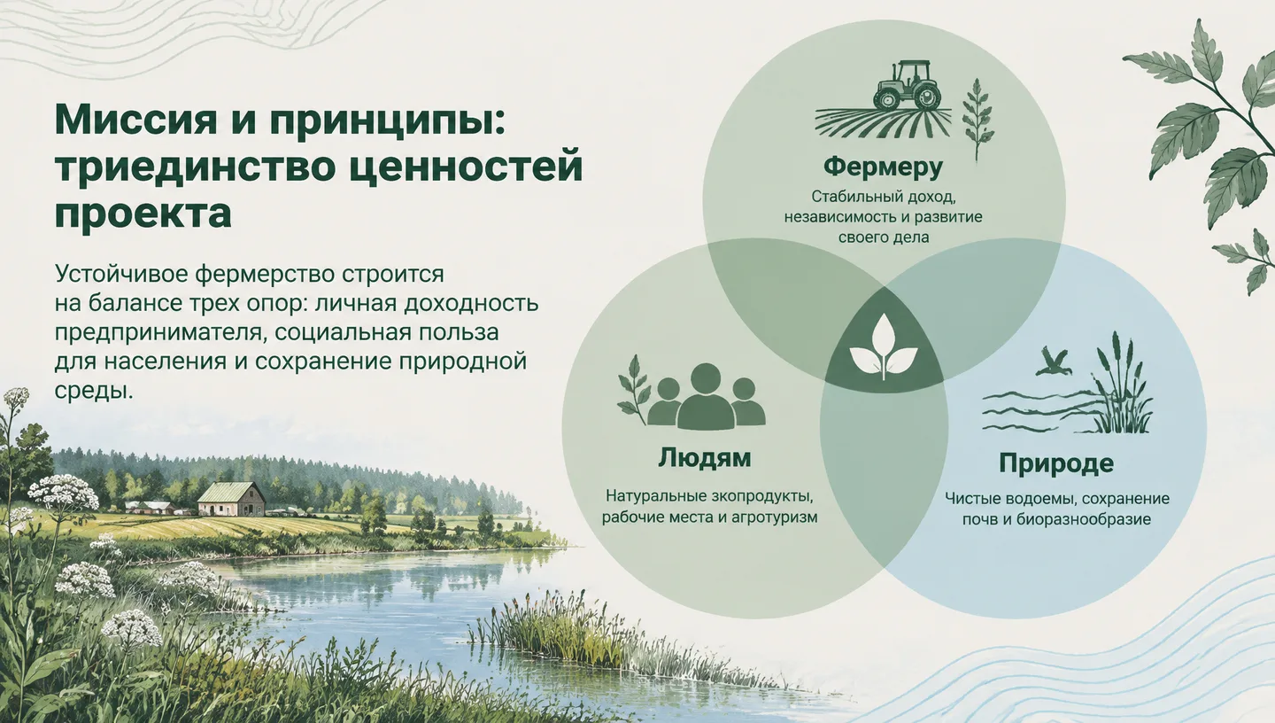 Миссия и принципы: триединство ценностей проекта