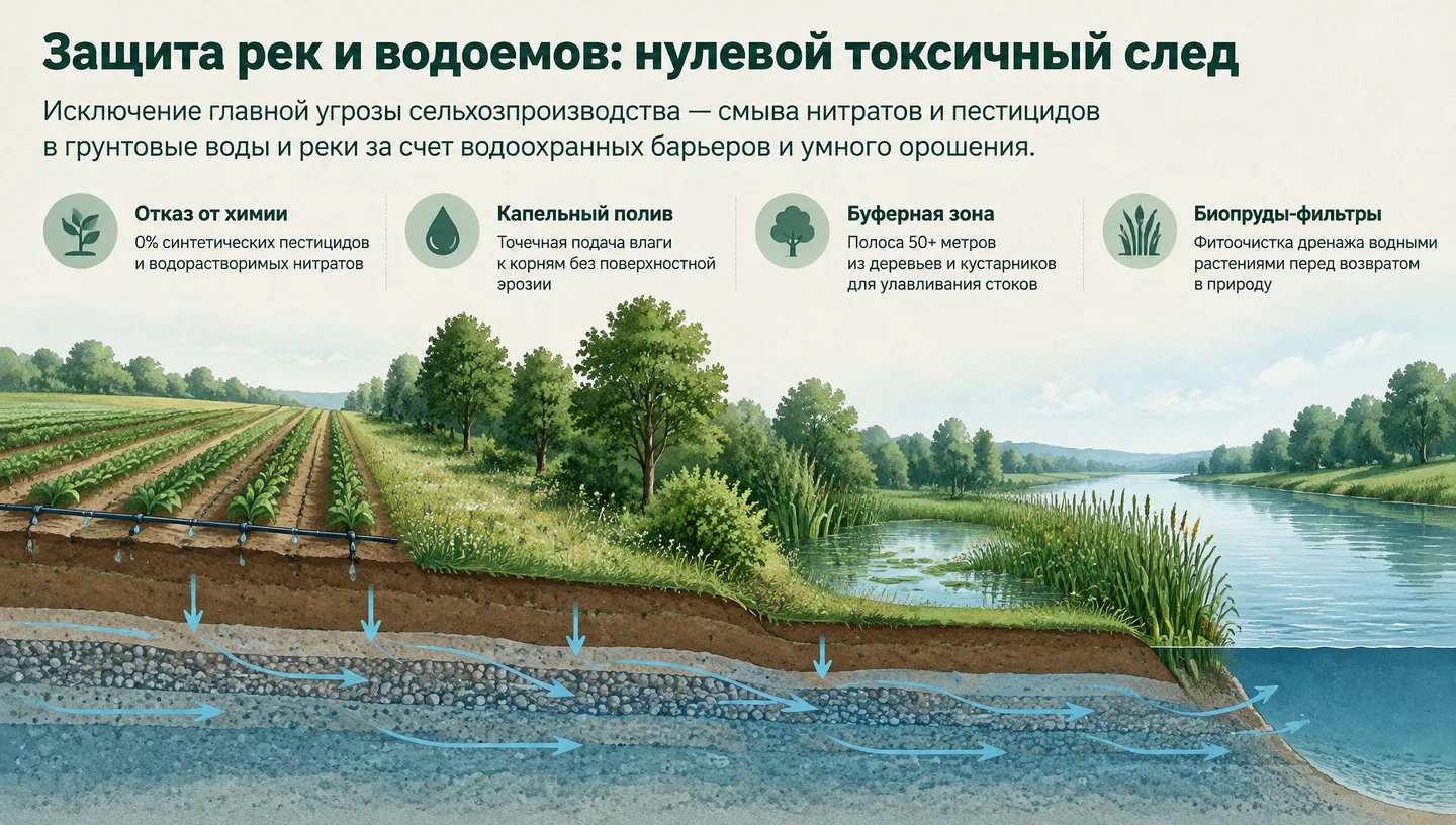 Защита рек и водоемов: нулевой токсичный след