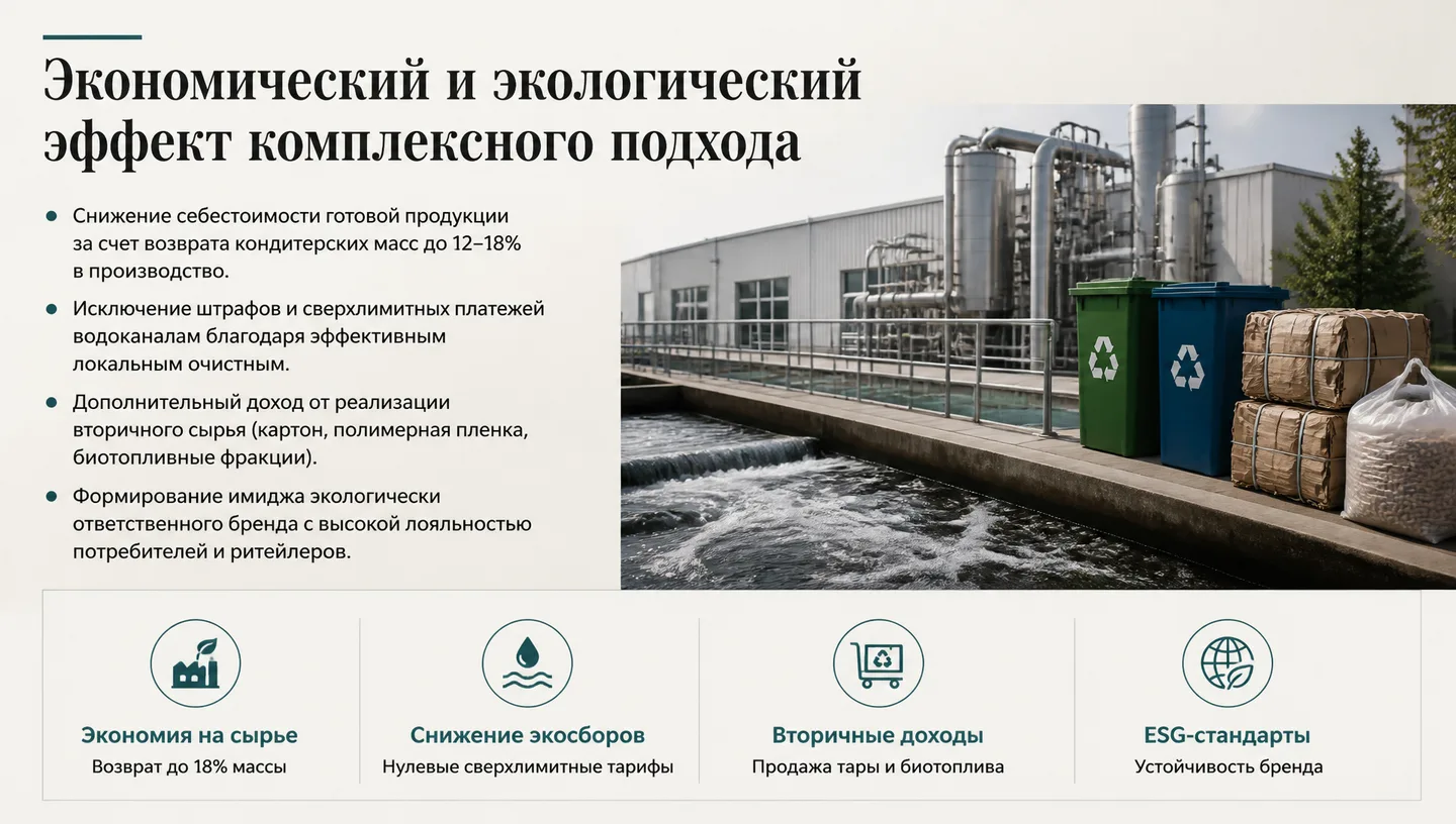 Экономический и экологический эффект комплексного подхода