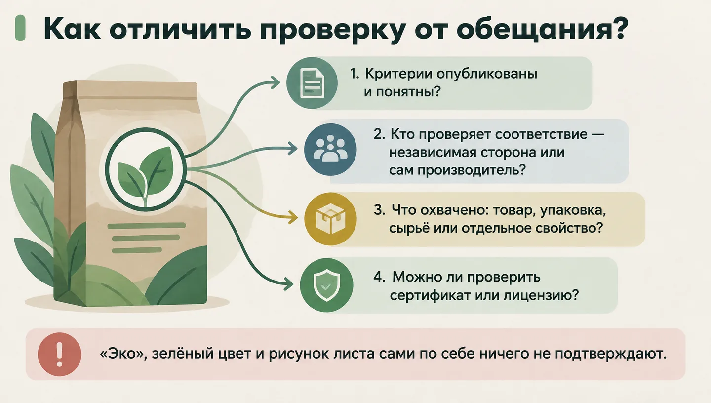 Как отличить проверку от обещания?