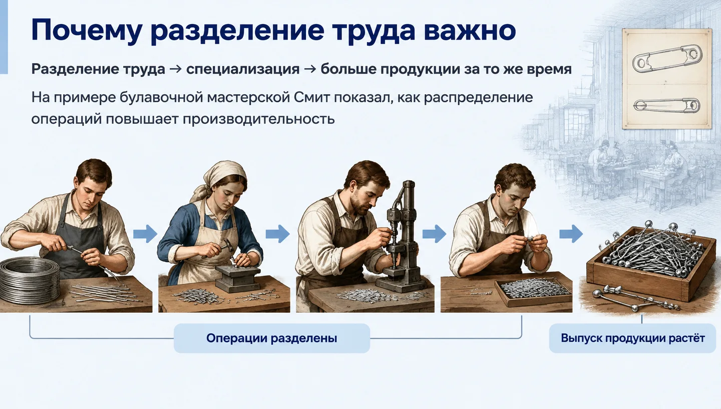 Почему разделение труда важно