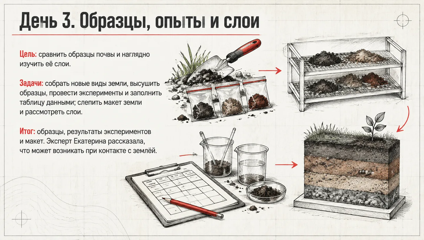 День 3. Образцы, опыты и слои