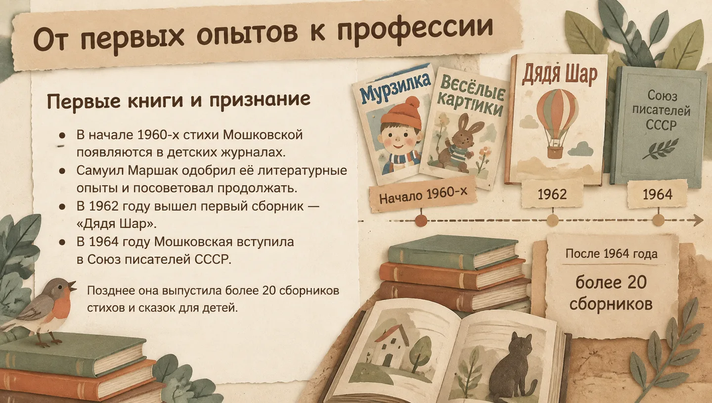 От первых опытов к профессии
