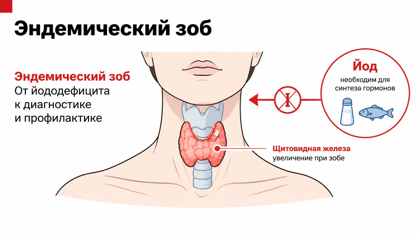 Первый слайд: Эндемический зоб