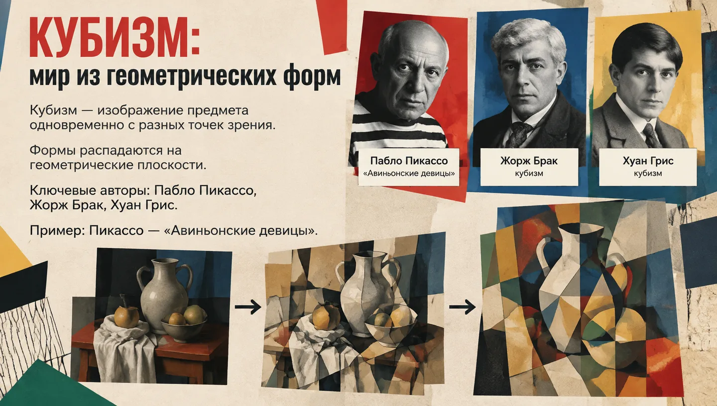 Кубизм: мир из геометрических форм