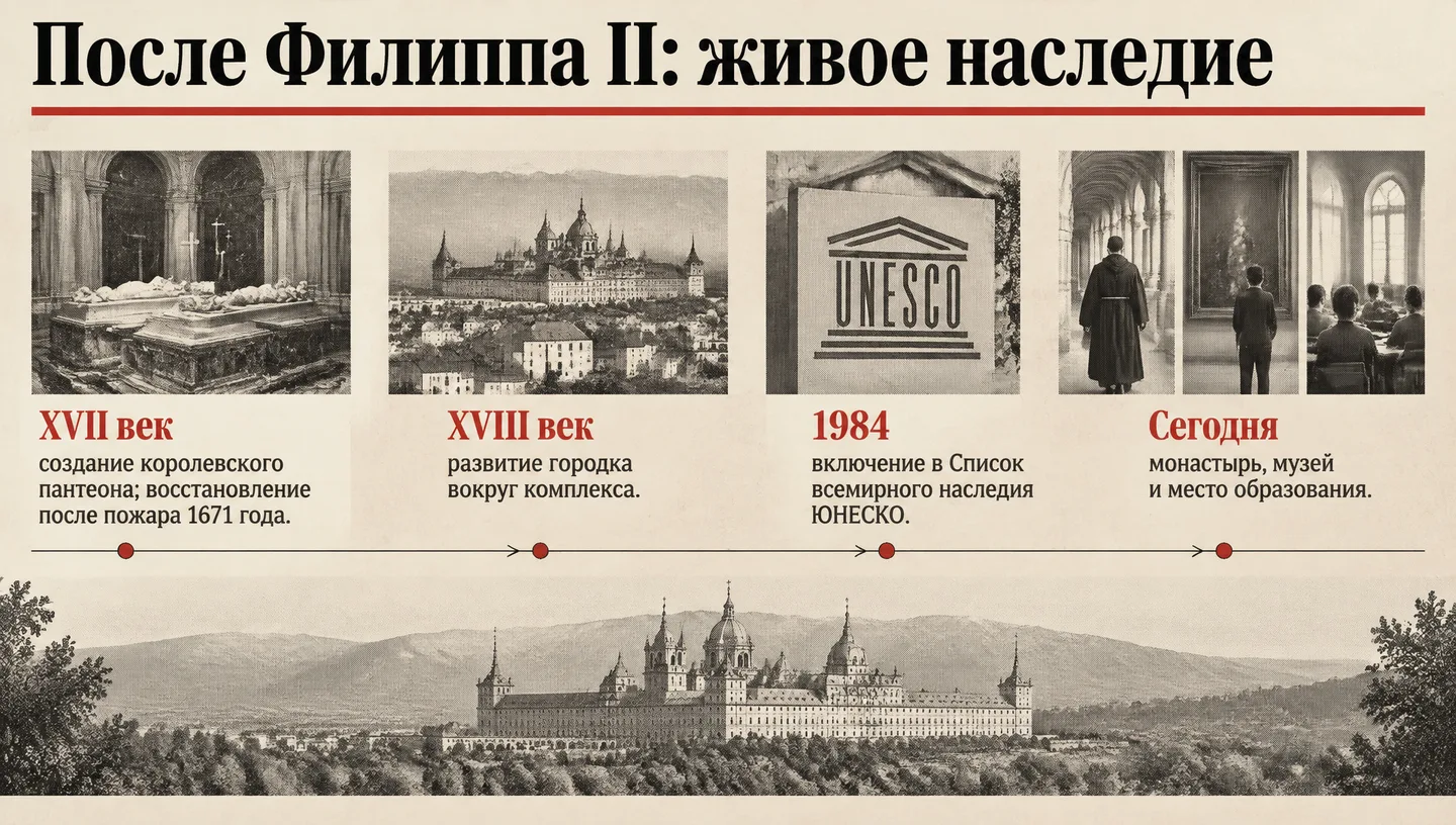 После Филиппа II: живое наследие