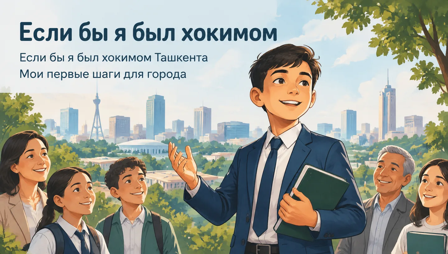 Первый слайд: Если бы я был хокимом
