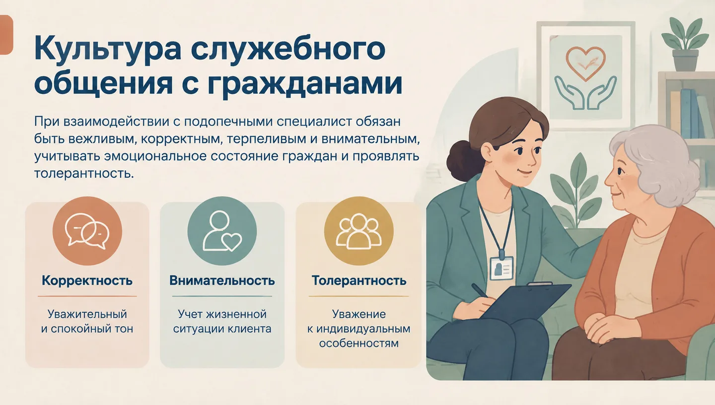 Культура служебного общения с гражданами