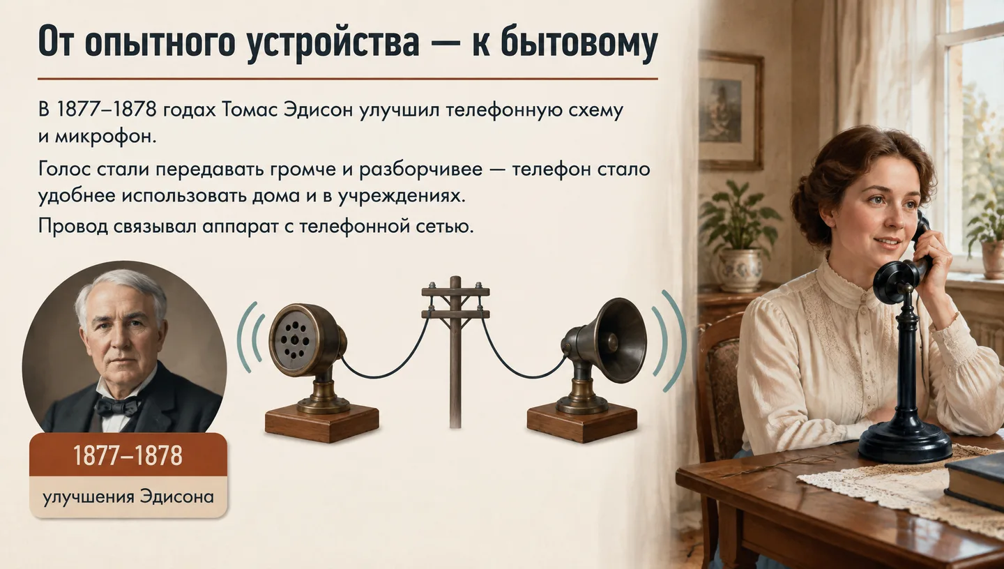 От опытного устройства — к бытовому