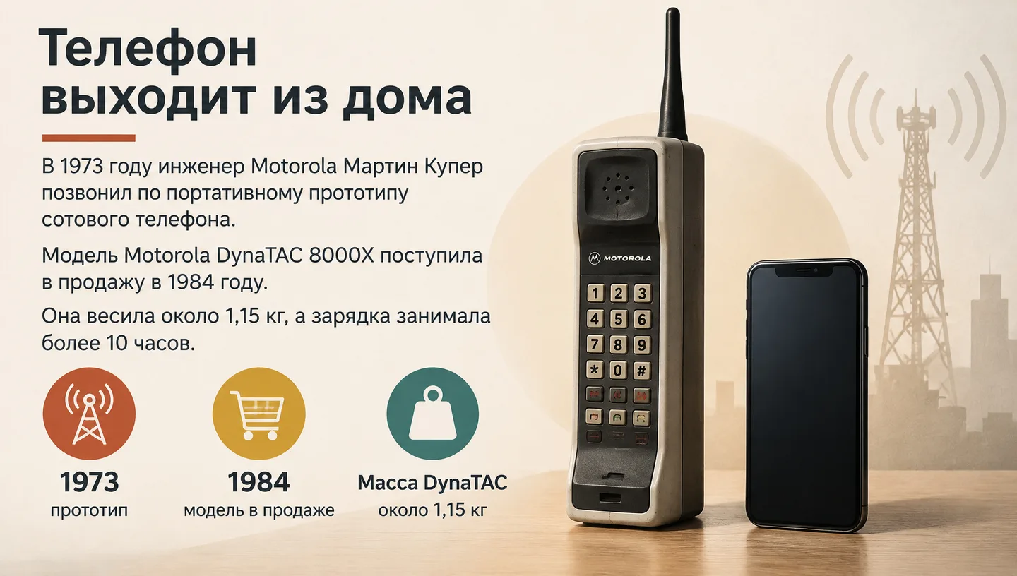 Телефон выходит из дома