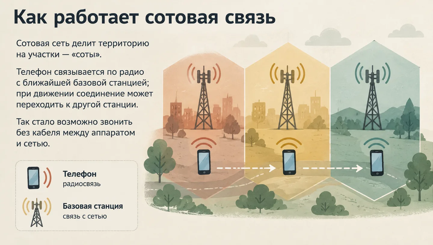 Как работает сотовая связь