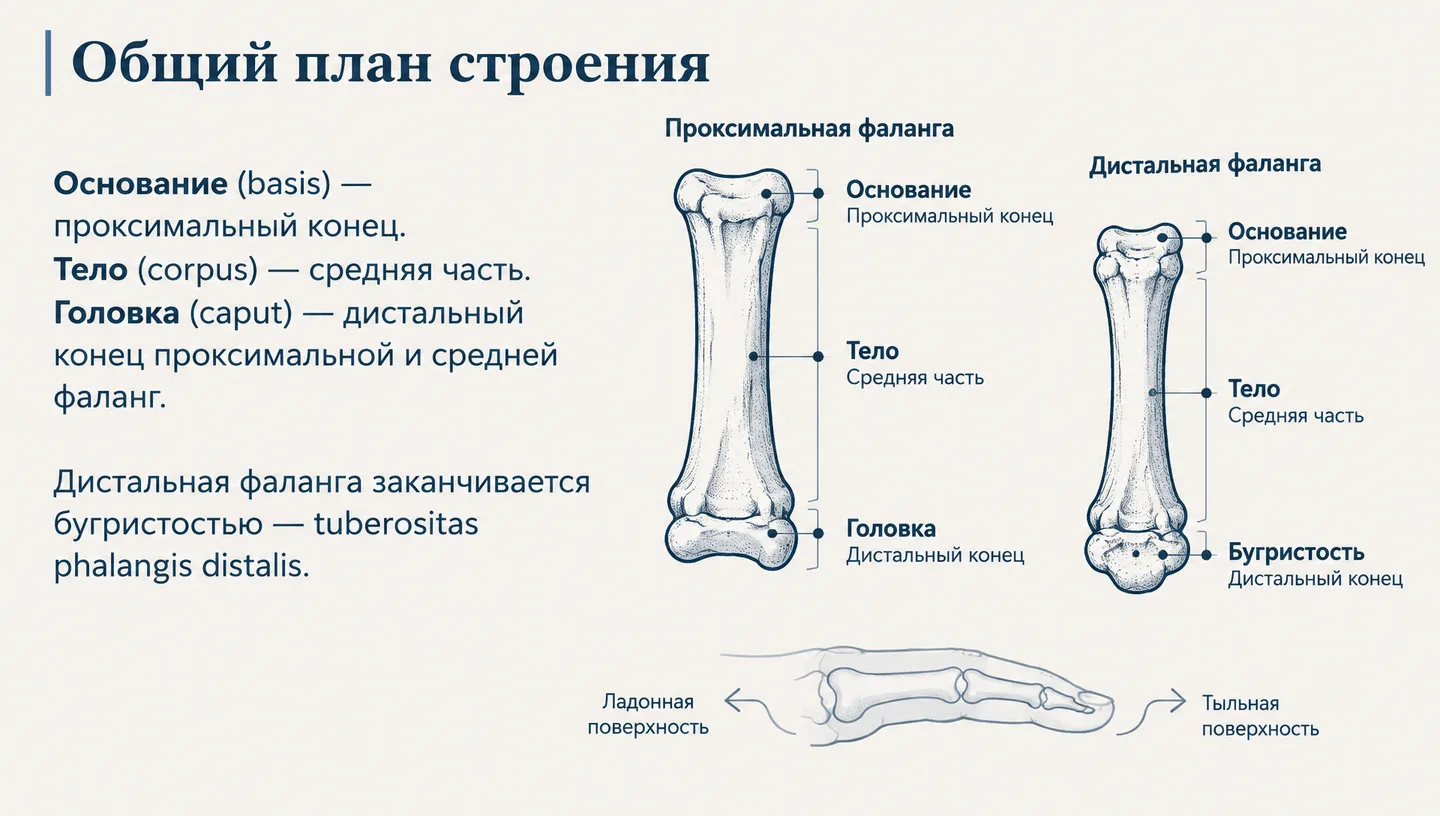 Общий план строения