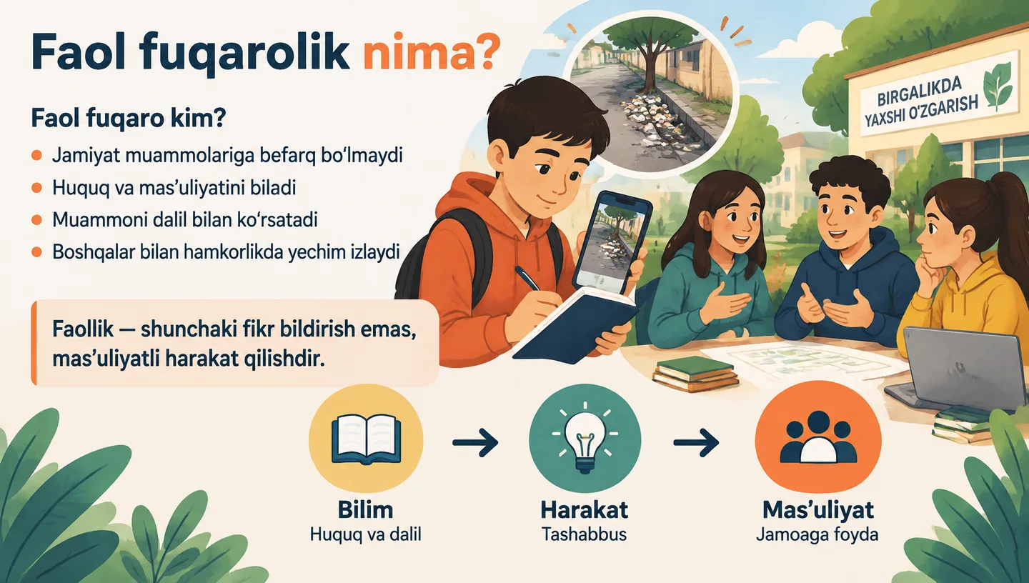 Faol fuqarolik nima?