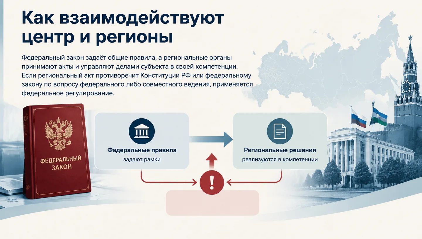 Как взаимодействуют центр и регионы