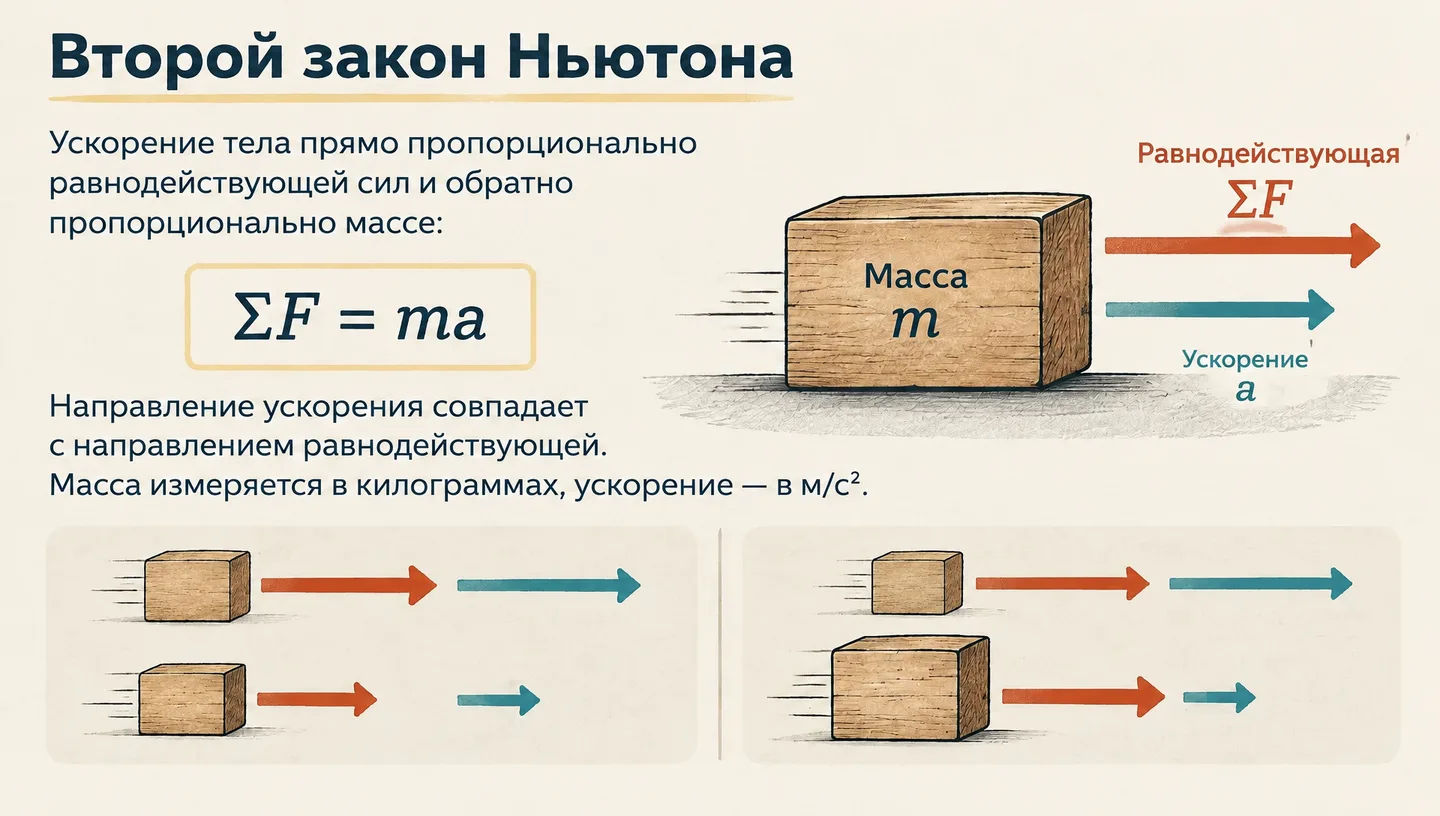 Второй закон Ньютона