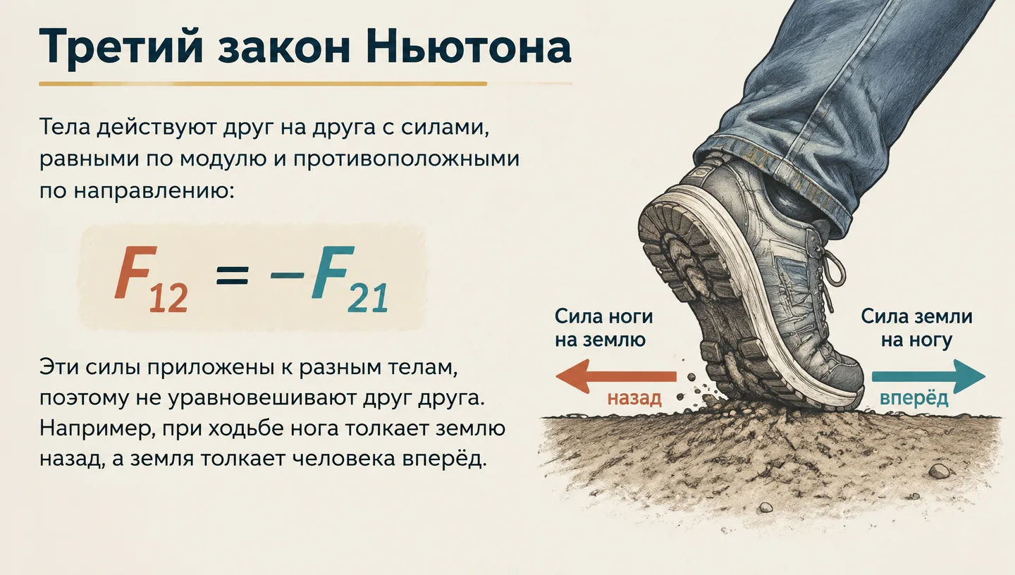 Третий закон Ньютона