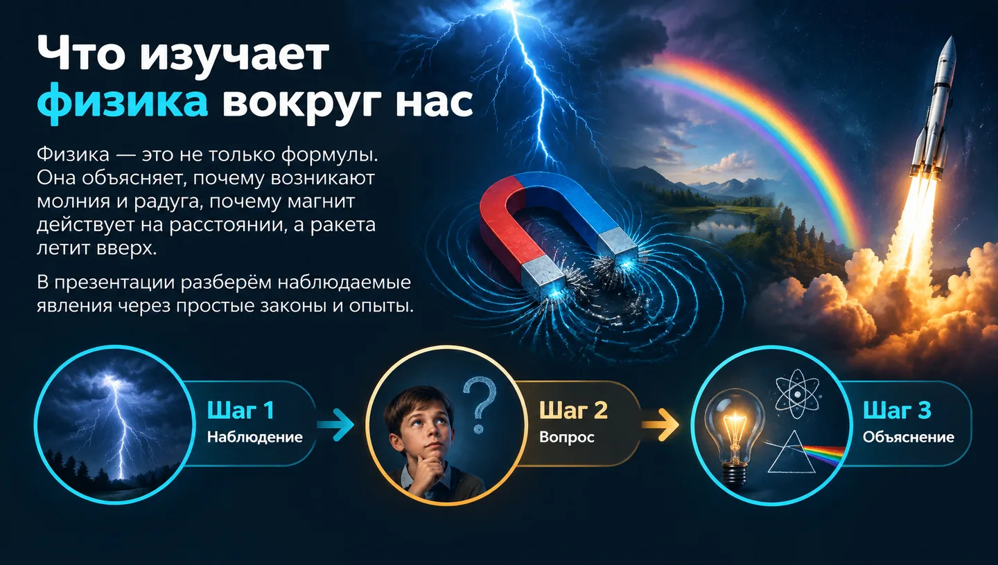 Что изучает физика вокруг нас