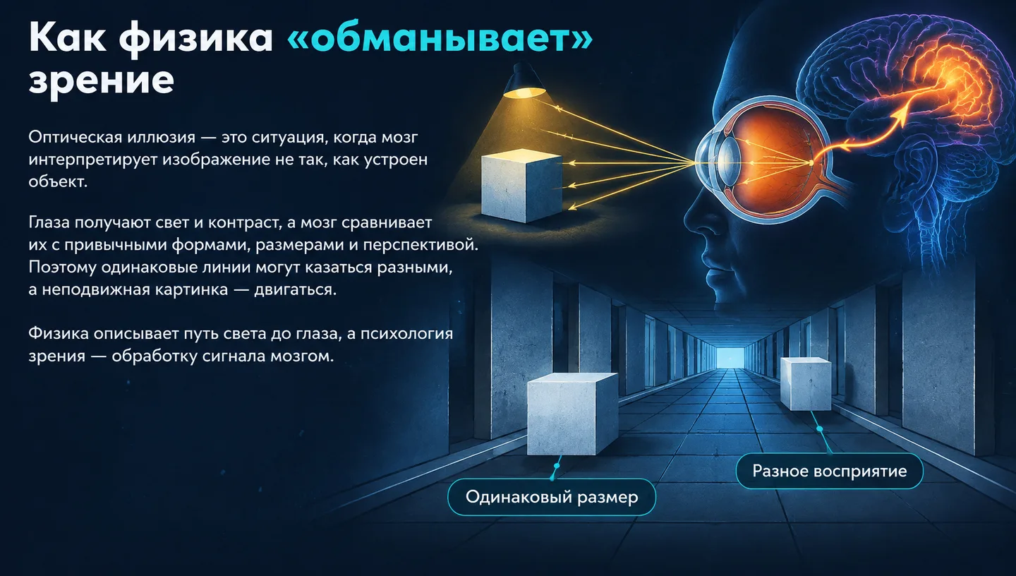 Как физика «обманывает» зрение