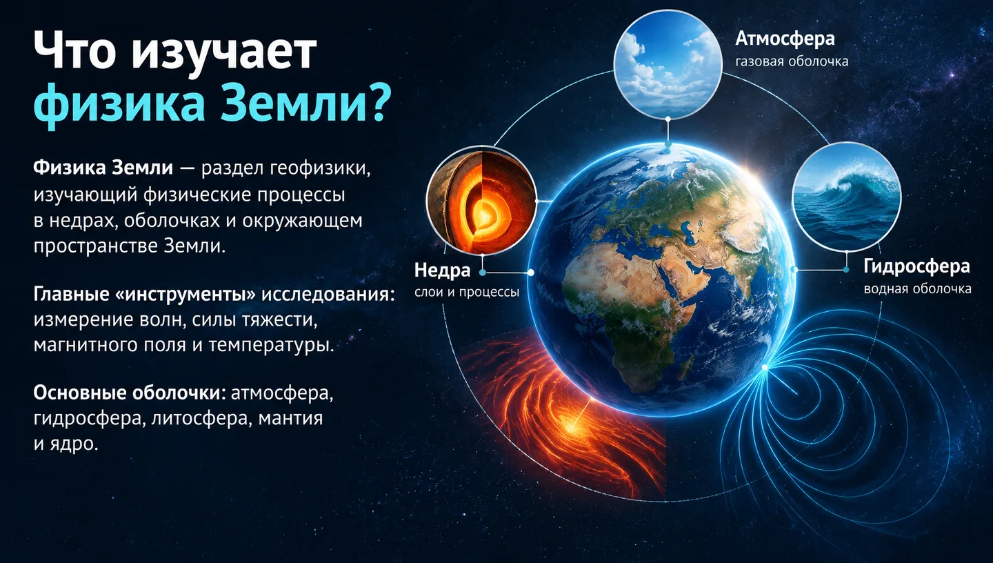 Что изучает физика Земли?