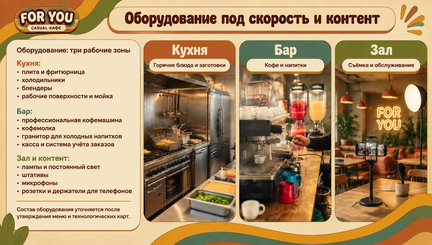 Оборудование под скорость и контент