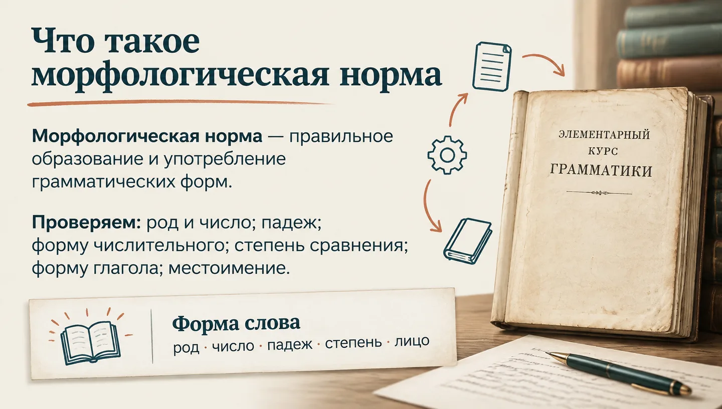 Что такое морфологическая норма