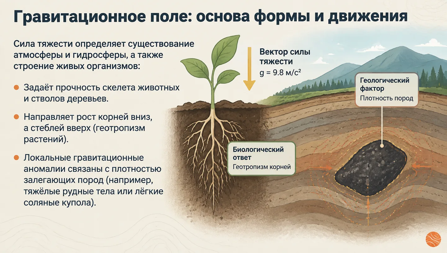 Гравитационное поле: основа формы и движения