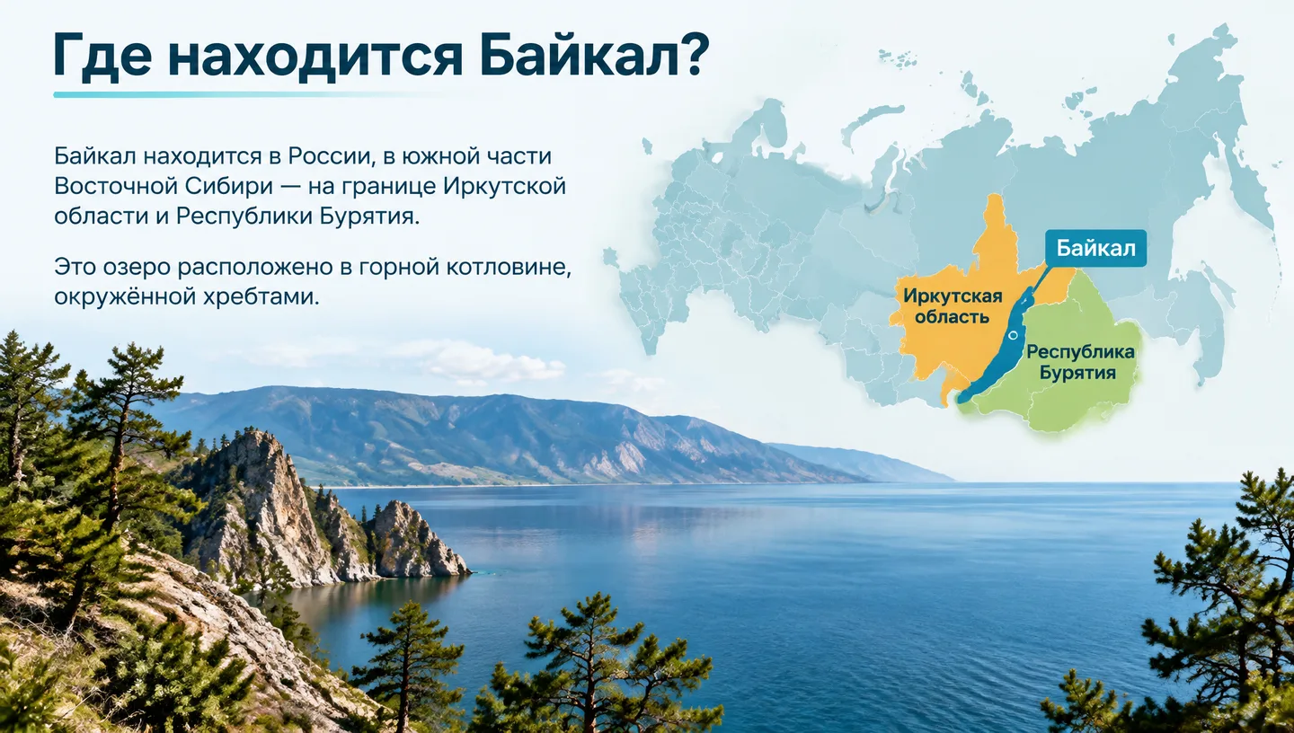 Где находится Байкал?