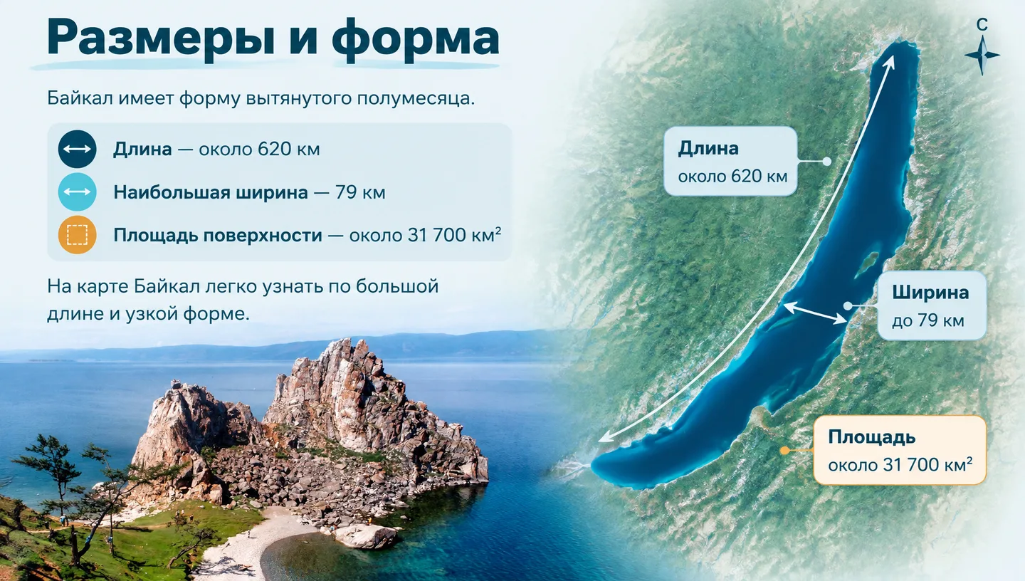 Размеры и форма