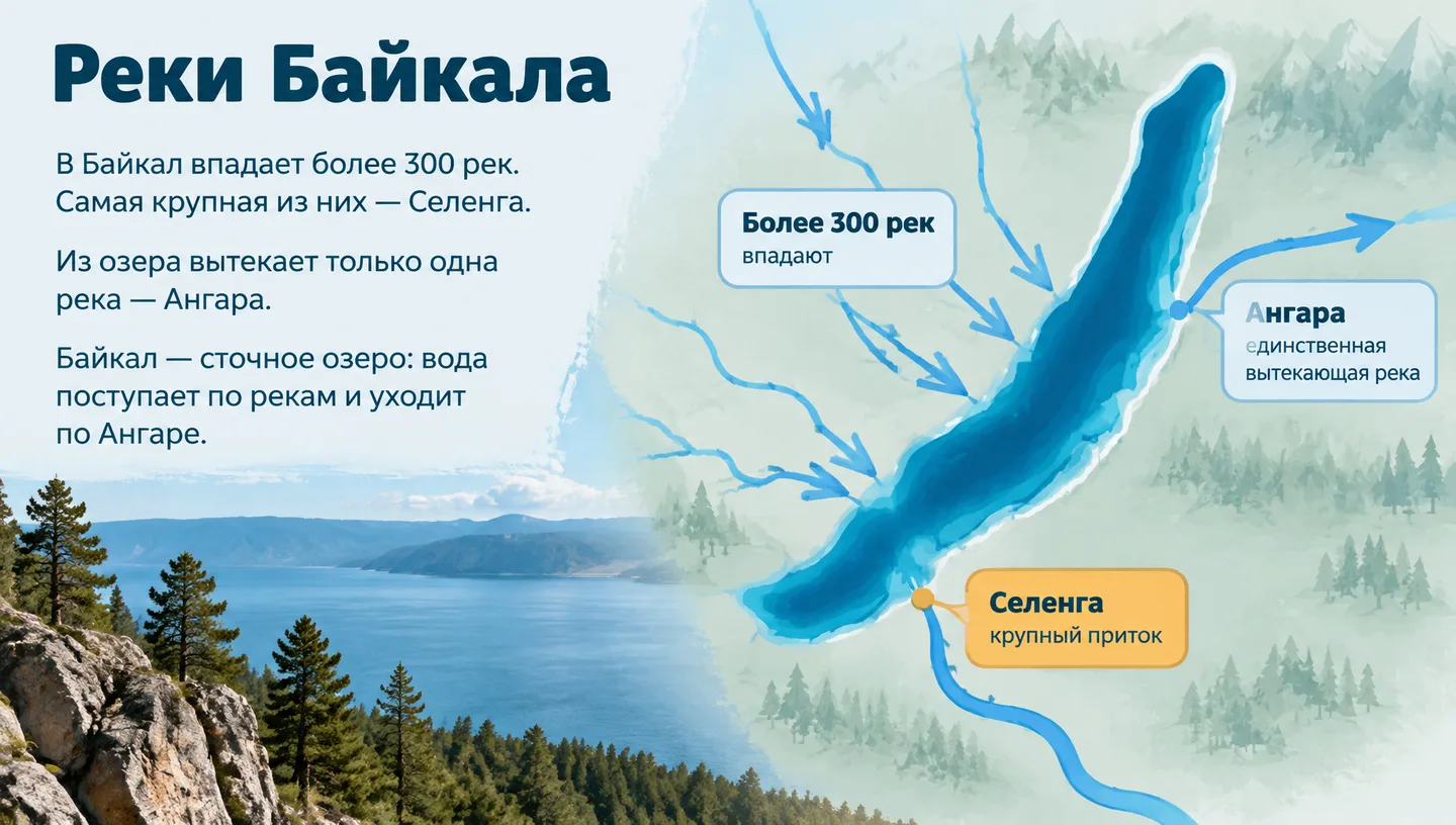 Реки Байкала