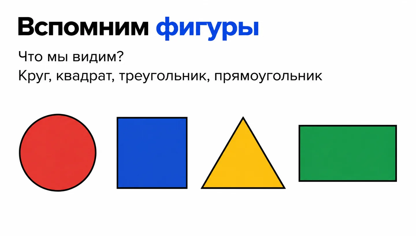Вспомним фигуры