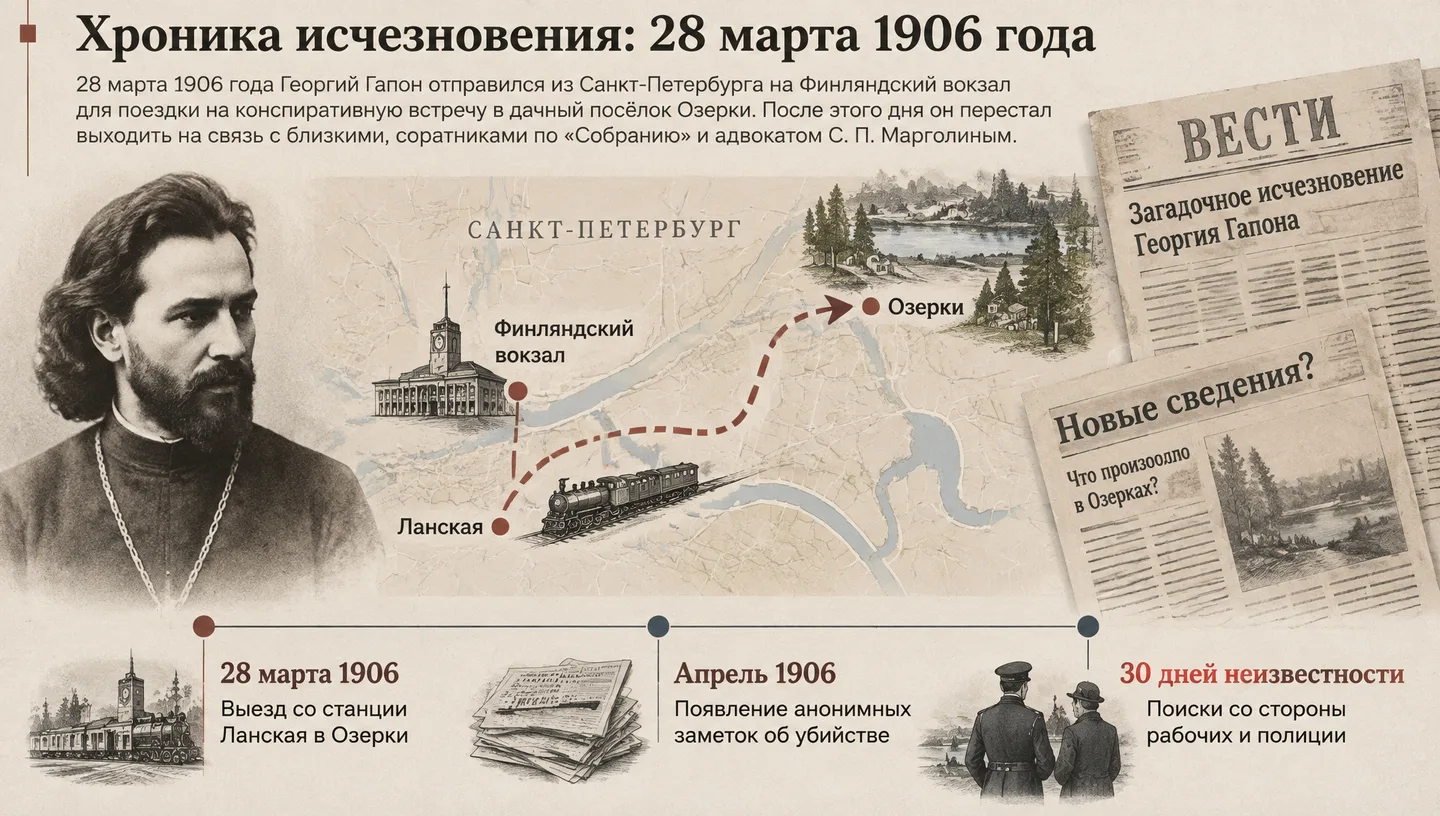 Хроника исчезновения: 28 марта 1906 года