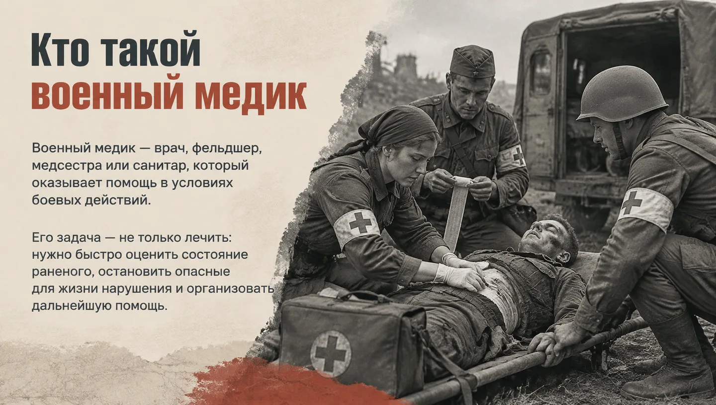 Кто такой военный медик