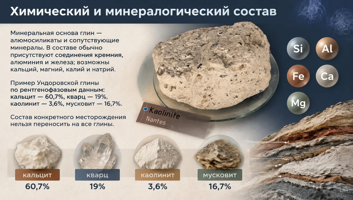 Химический и минералогический состав