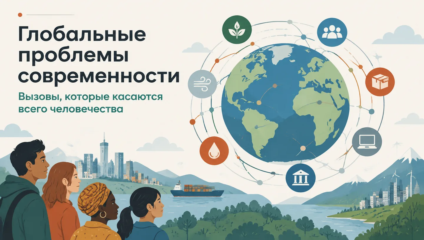 Первый слайд: Глобальные проблемы современности