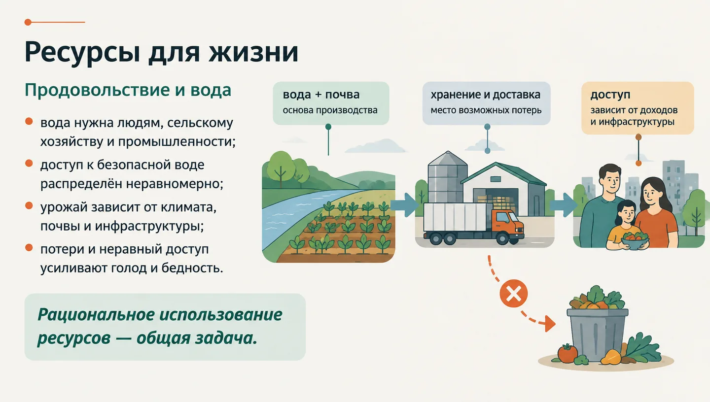 Ресурсы для жизни