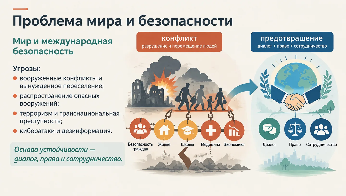 Проблема мира и безопасности