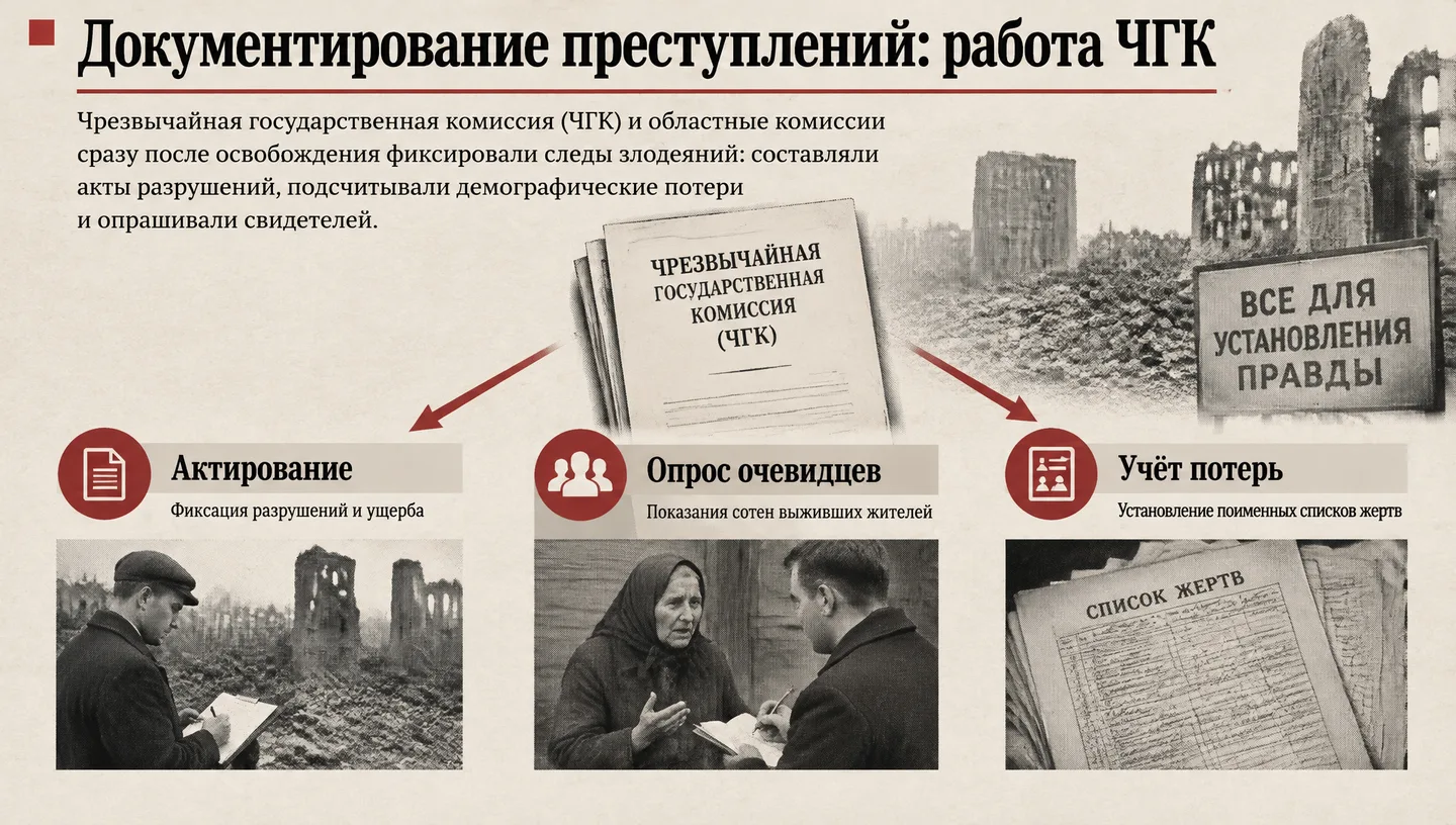 Документирование преступлений: работа ЧГК